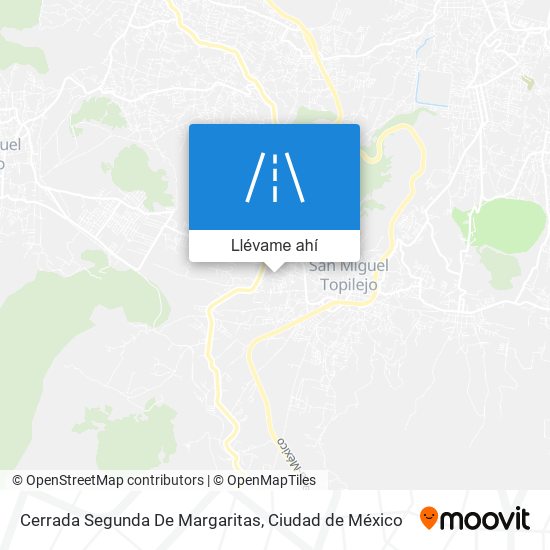 Mapa de Cerrada Segunda De Margaritas