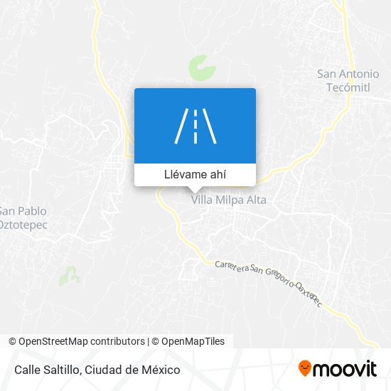 Mapa de Calle Saltillo