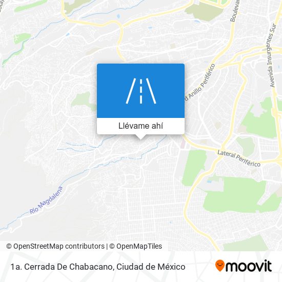 Mapa de 1a. Cerrada De Chabacano