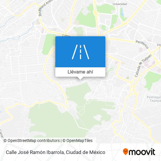 Mapa de Calle José Ramón Ibarrola
