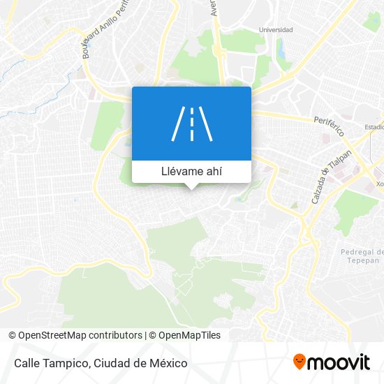 Mapa de Calle Tampico