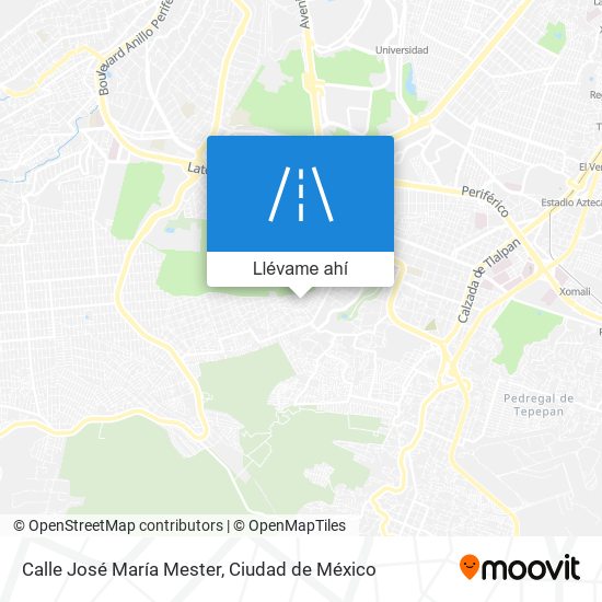 Mapa de Calle José María Mester