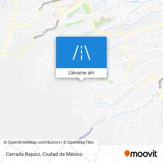 Mapa de Cerrada Bejuco