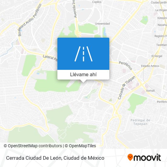 Mapa de Cerrada Ciudad De León