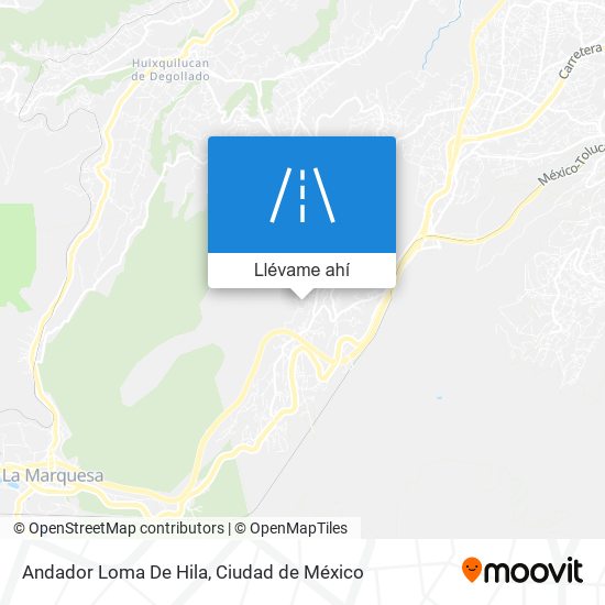Mapa de Andador Loma De Hila