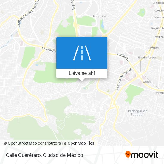 Mapa de Calle Querétaro