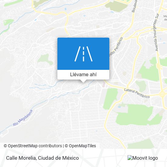 Mapa de Calle Morelia