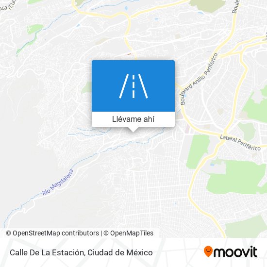 Mapa de Calle De La Estación