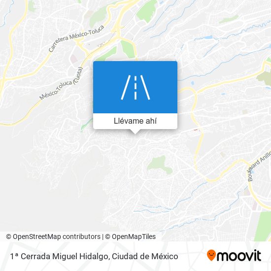 Mapa de 1ª Cerrada Miguel Hidalgo
