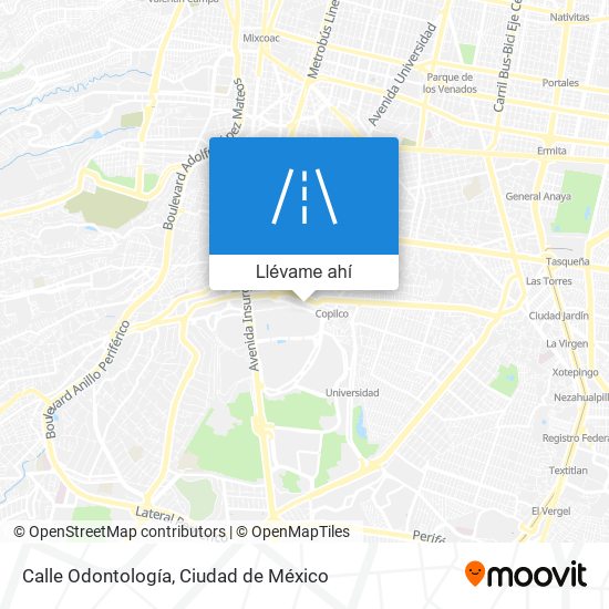 Mapa de Calle Odontología