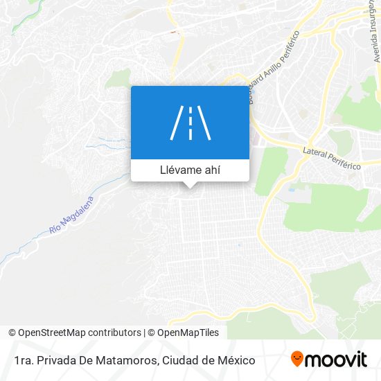 Mapa de 1ra. Privada De Matamoros