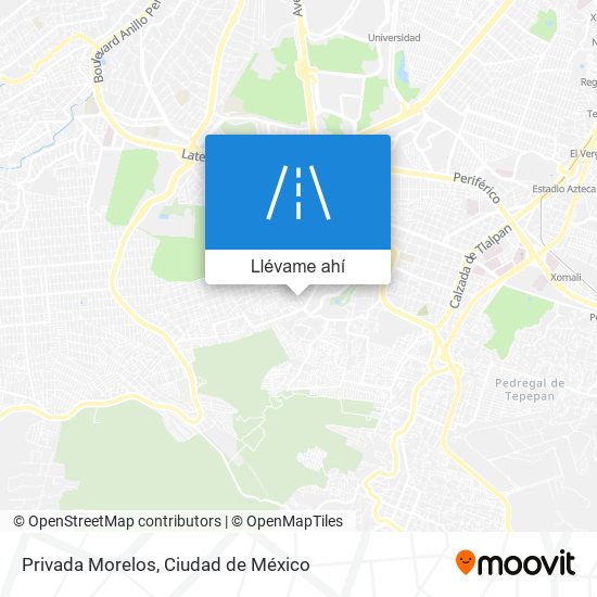 Mapa de Privada Morelos