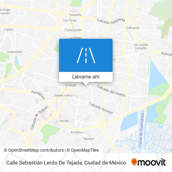 Cómo llegar a Calle Sebastián Lerdo De Tejada en Alvaro Obregón en Autobús  o Metro?