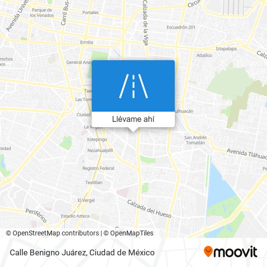 Mapa de Calle Benigno Juárez
