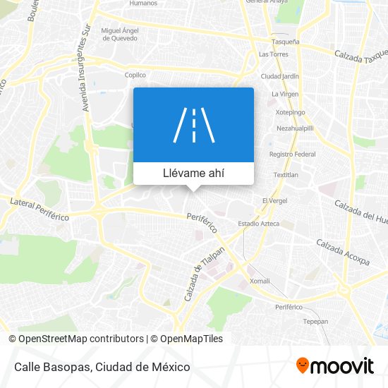 Mapa de Calle Basopas