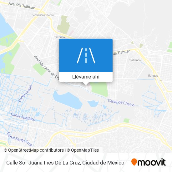 Mapa de Calle Sor Juana Inés De La Cruz