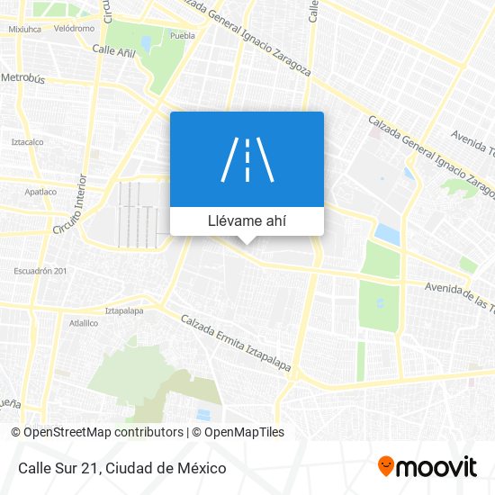 Mapa de Calle Sur 21