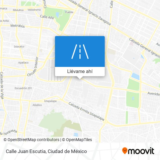 Mapa de Calle Juan Escutia