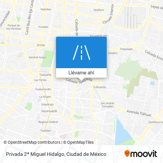 Mapa de Privada 2ª Miguel Hidalgo