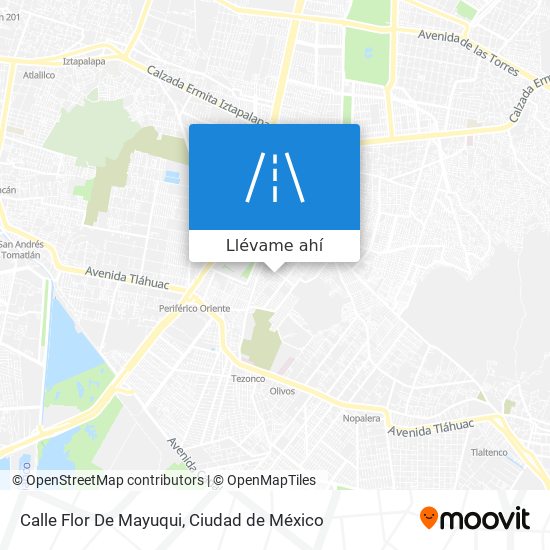 Mapa de Calle Flor De Mayuqui