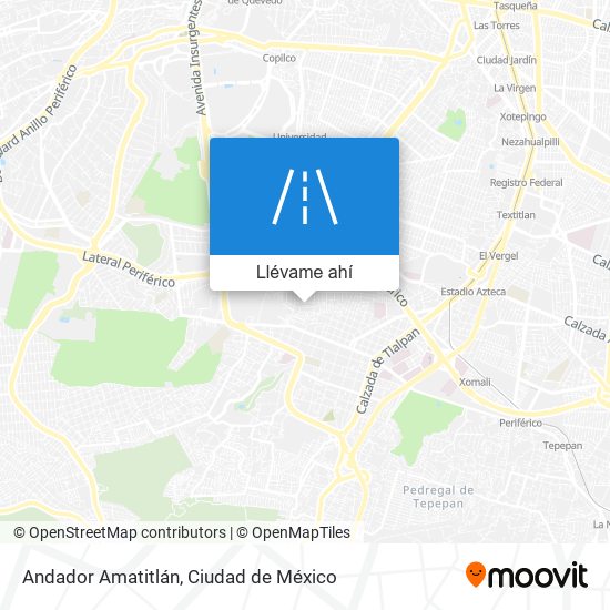 Mapa de Andador Amatitlán