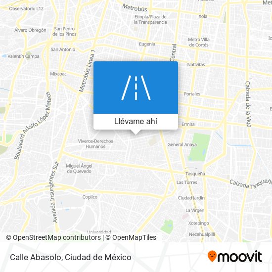 Mapa de Calle Abasolo