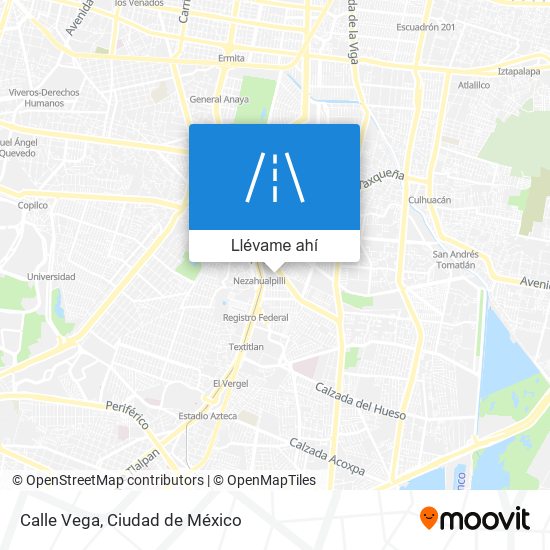 Mapa de Calle Vega