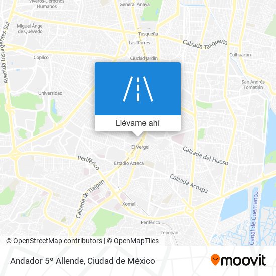 Mapa de Andador 5º Allende