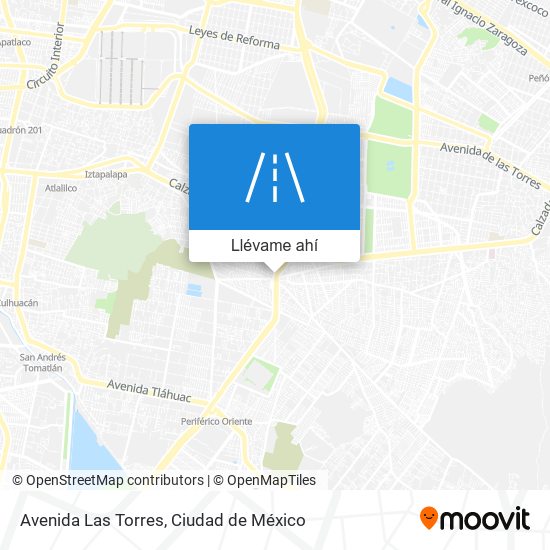 Mapa de Avenida Las Torres