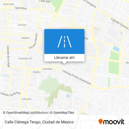 Mapa de Calle Ciénega Tengo