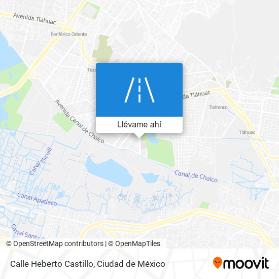 Mapa de Calle Heberto Castillo