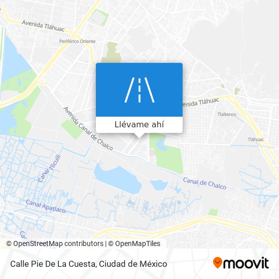 Mapa de Calle Pie De La Cuesta