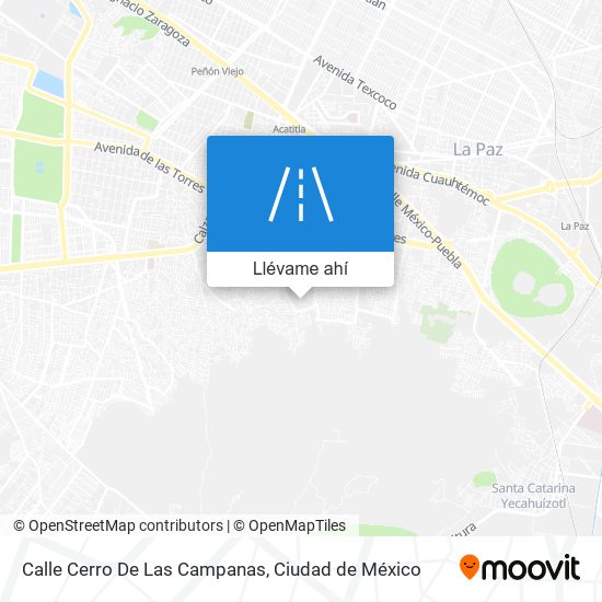 Mapa de Calle Cerro De Las Campanas