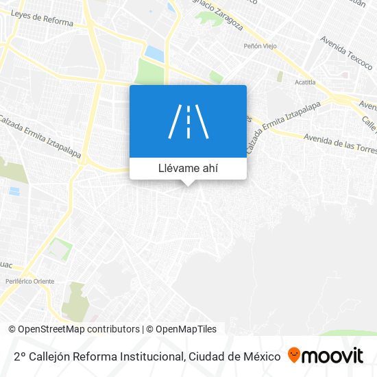 Mapa de 2º Callejón Reforma Institucional