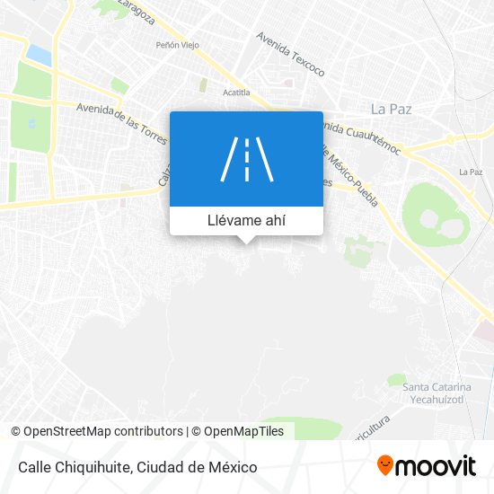 Mapa de Calle Chiquihuite
