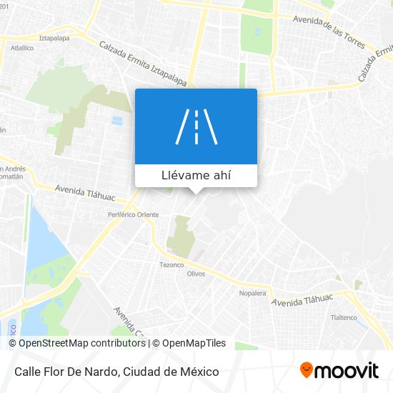 Mapa de Calle Flor De Nardo