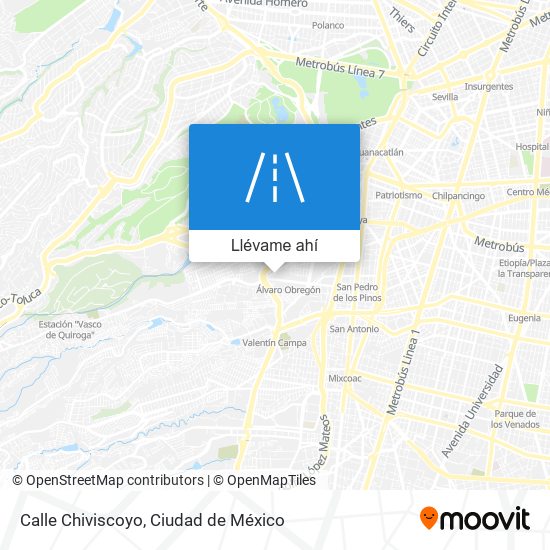Mapa de Calle Chiviscoyo