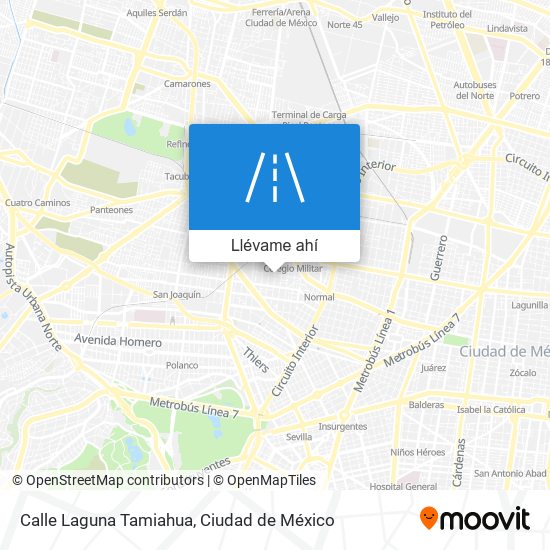 Mapa de Calle Laguna Tamiahua