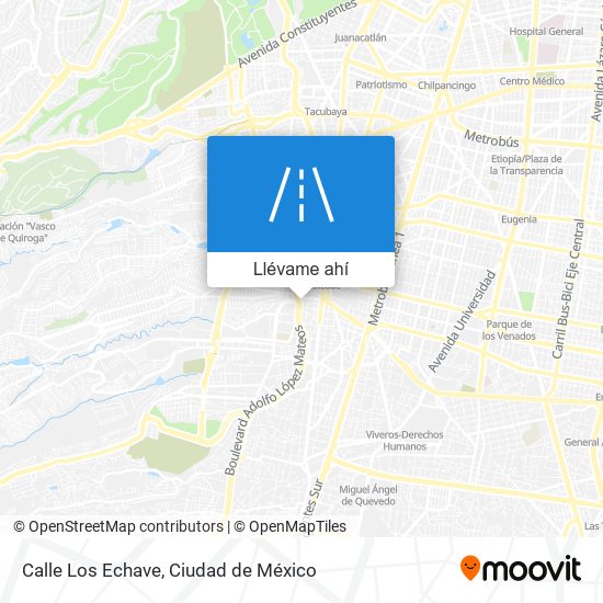 Mapa de Calle Los Echave