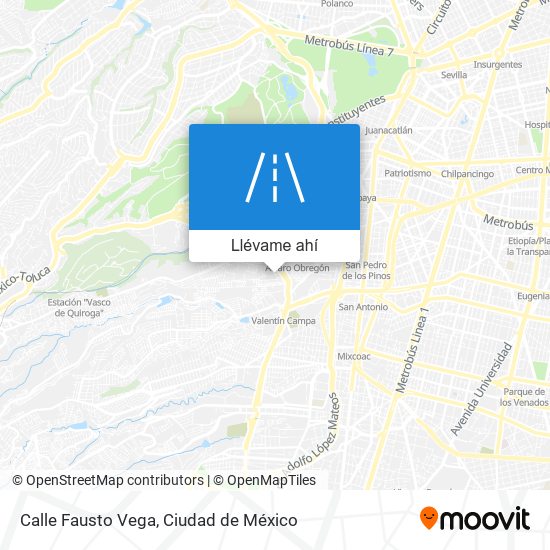 Mapa de Calle Fausto Vega