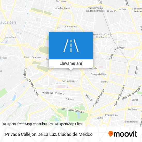 Mapa de Privada Callejón De La Luz