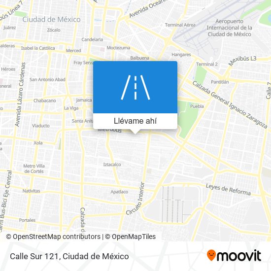 Mapa de Calle Sur 121