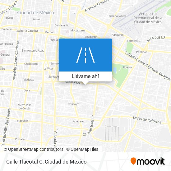 Mapa de Calle Tlacotal C