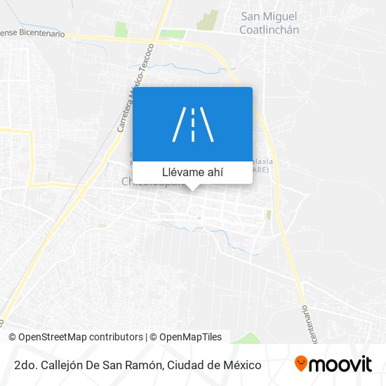Mapa de 2do. Callejón De San Ramón