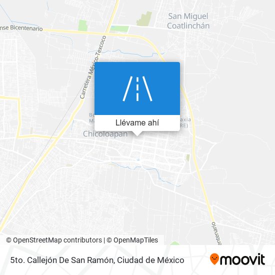 Mapa de 5to. Callejón De San Ramón