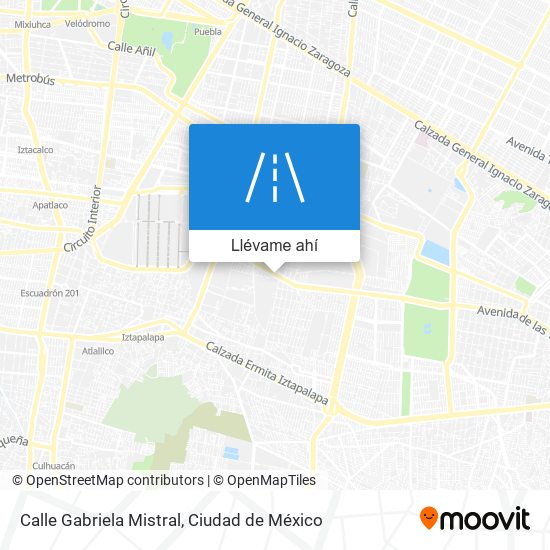 Mapa de Calle Gabriela Mistral