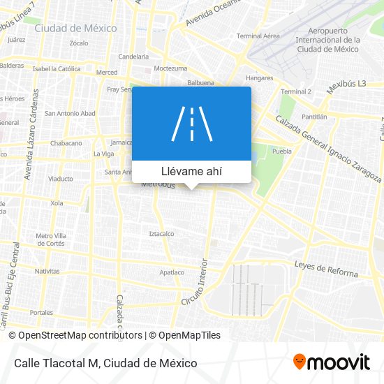 Mapa de Calle Tlacotal M