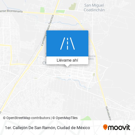 Mapa de 1er. Callejón De San Ramón