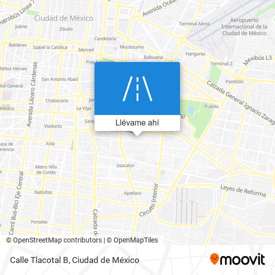 Mapa de Calle Tlacotal B