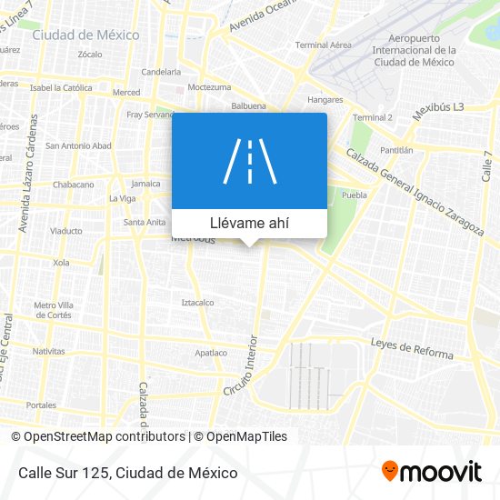 Mapa de Calle Sur 125